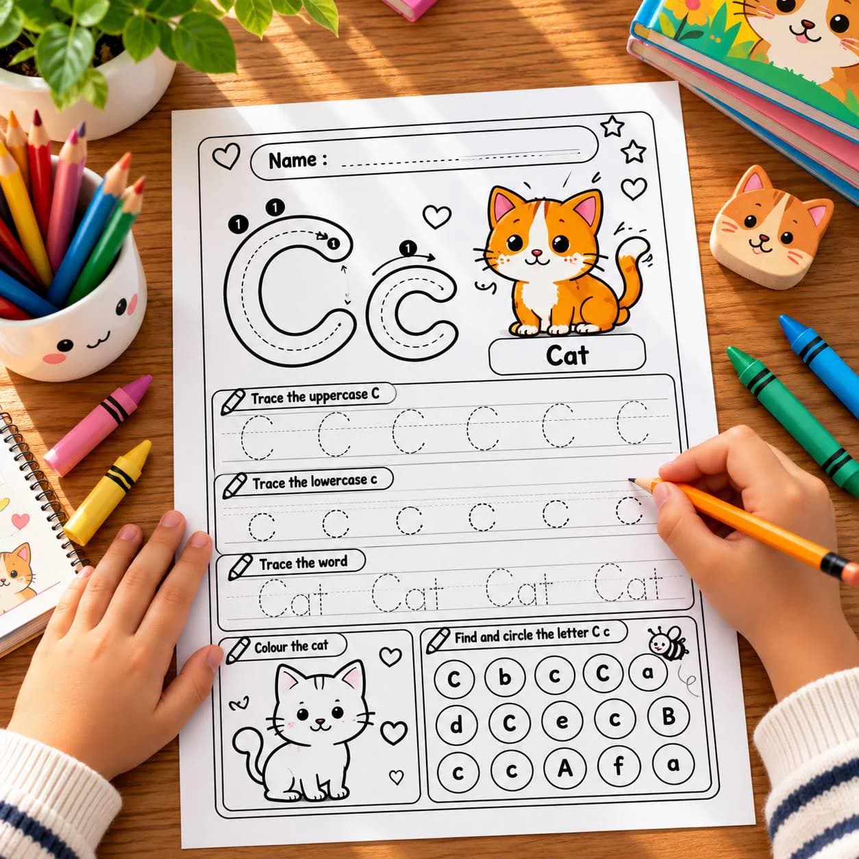 Letter From A To Z Worksheet, Alphabet Tracing Printable, Preschool Learning Activity, Alligator Worksheet - photo 3
