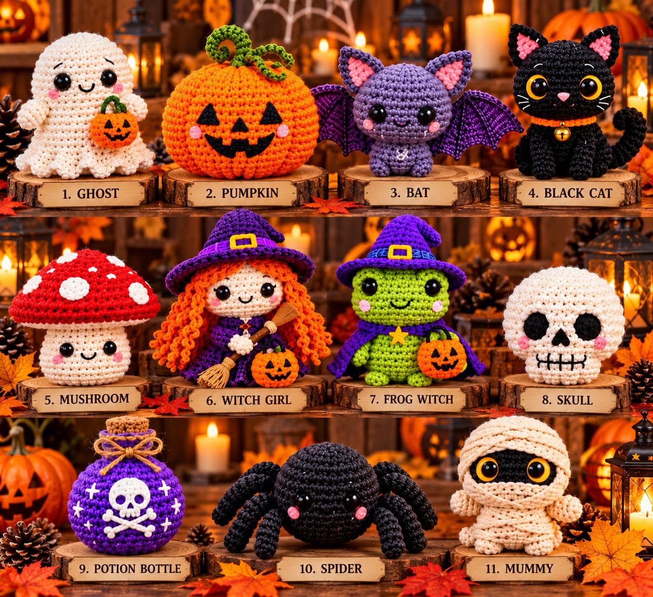 Halloween Amigurumi Crochet Pattern Bundle (PDF Download) - photo 2