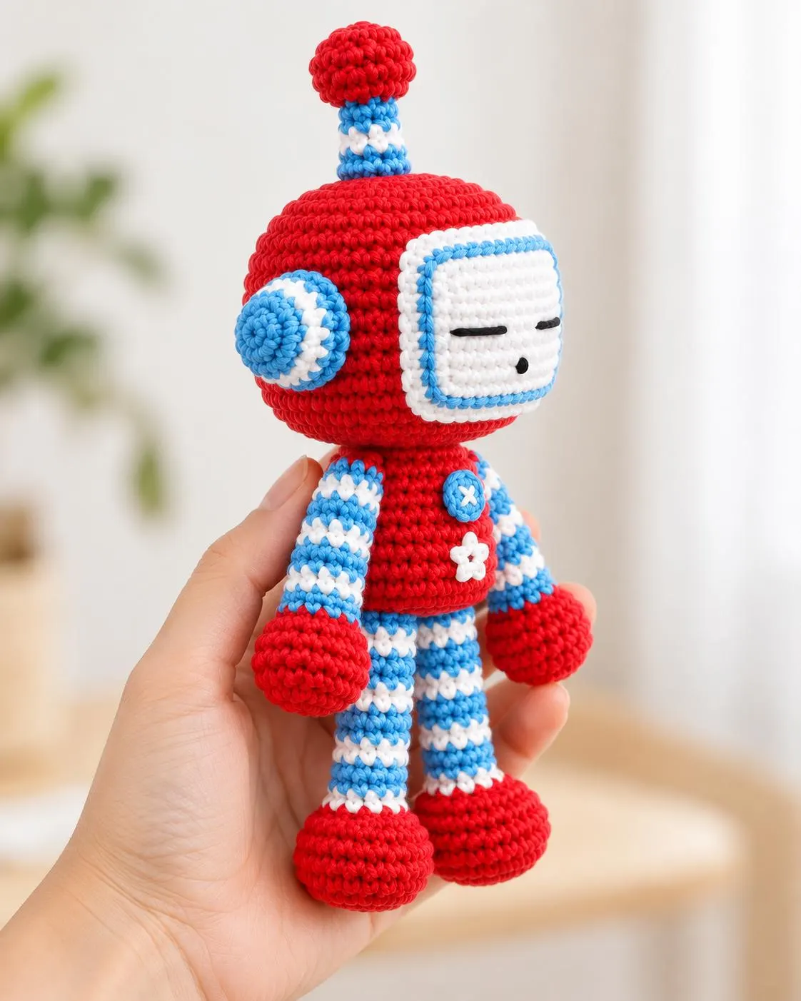 Low Sew Crochet Robot Pattern PDF | Cute Retro Amigurumi Plush Toy Tutorial | Crochet Toy | Digital Download - photo 5